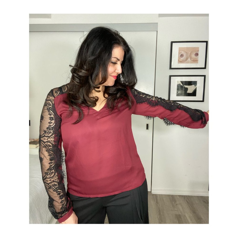NWT Cecil lace Top